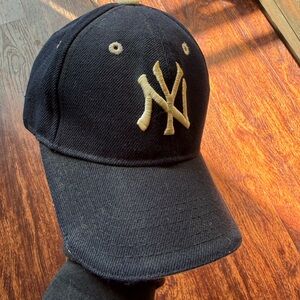 Navy Baseball Cap with Embroidered NY Logo